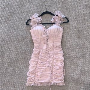 Pink Ruffled Dress